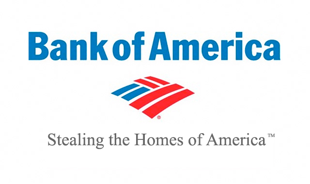 Bank of America Stealing Homes